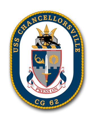 Navy USS Chancellorsville CG-62 Vinyl Transfer Decal
