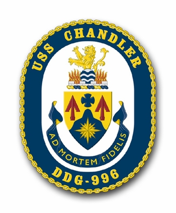 Navy USS Chandler DDG-996 Vinyl Transfer Decal