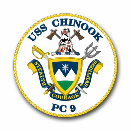 Navy USS Chinook PC-9 Vinyl Transfer Decal