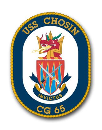 Navy USS Chosin CG-65 Vinyl Transfer Decal
