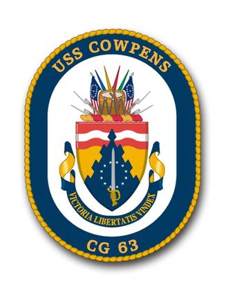 Navy USS Cowpens CG-63 Vinyl Transfer Decal