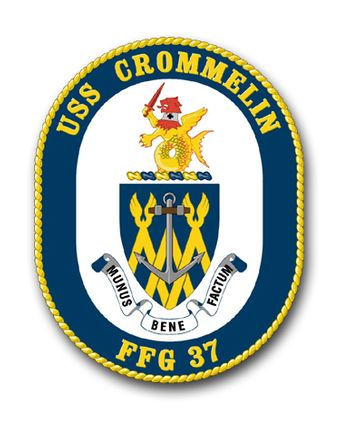 Navy USS Crommelin FFG-37 Vinyl Transfer Decal