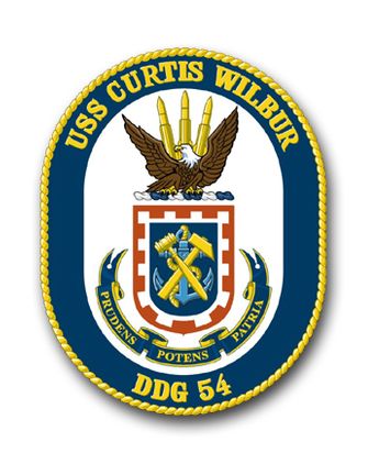 Navy USS Curtis Wilbur DDG-54 Vinyl Transfer Decal