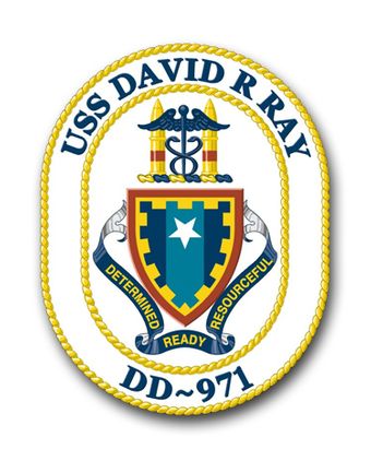 Navy USS David R. Ray DD-971 Vinyl Transfer Decal