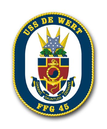 Navy USS De Wert FFG-45 Vinyl Transfer Decal