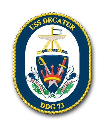 Navy USS Decatur DDG-73 Vinyl Transfer Decal