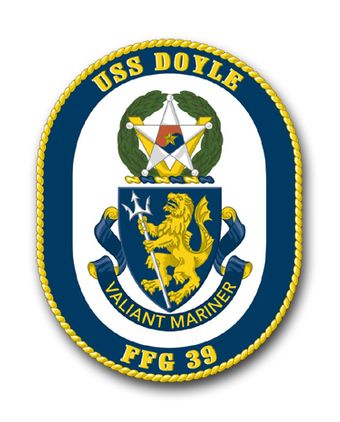 Navy USS Doyle FFG-39 Vinyl Transfer Decal