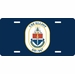 Navy USS Elliot DD-967 License Plate