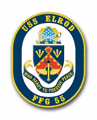 Navy USS Elrod FFG-55 Vinyl Transfer Decal