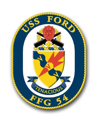 Navy USS Ford FFG-54 Vinyl Transfer Decal