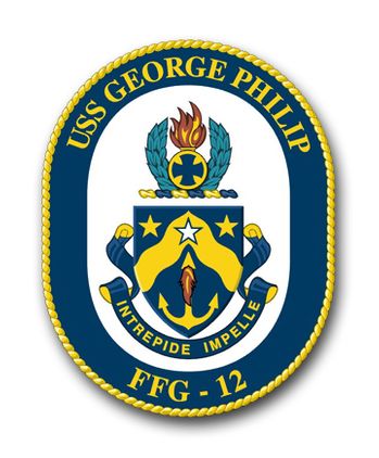 Navy USS George Philip FFG-12 Vinyl Transfer Decal