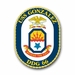 Navy USS Gonzalez DDG-66 Vinyl Transfer Decal