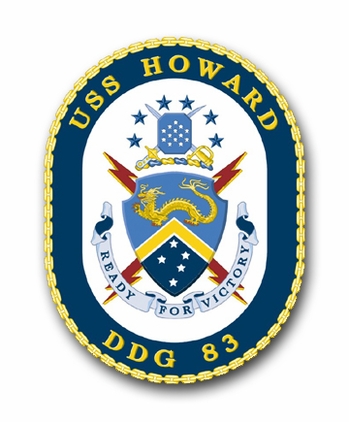 Navy USS Howard DDG-83 Vinyl Transfer Decal