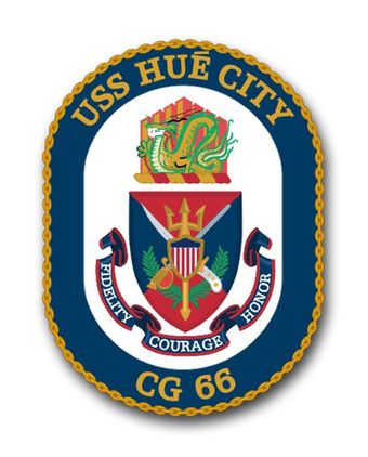 Navy USS Hue City CG-66 Vinyl Transfer Decal