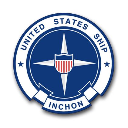 Navy USS Inchon LPH-12 / MCS-12 Vinyl Transfer Decal