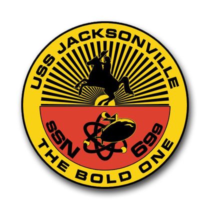 Navy USS Jacksonville SSN-699 Vinyl Transfer Decal