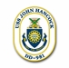 Navy USS John Hancock DD-981 Vinyl Transfer Decal