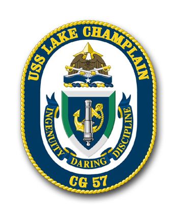 Navy USS Lake Champlain CG-57 Vinyl Transfer Decal