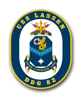 Navy USS Lassen DDG-82 Vinyl Transfer Decal