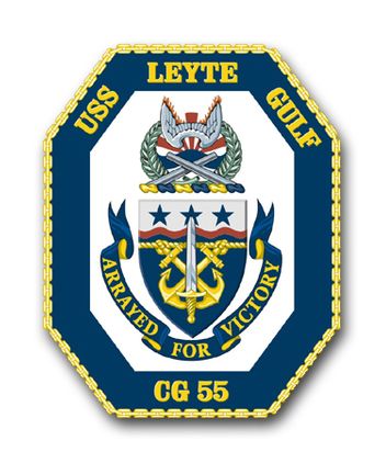 Navy USS Leyte Gulf CG-55 Vinyl Transfer Decal
