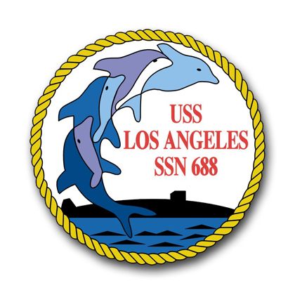 Navy USS Los Angeles SSN-688 Vinyl Transfer Decal