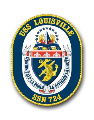 Navy USS Louisville SSN-724 Vinyl Transfer Decal