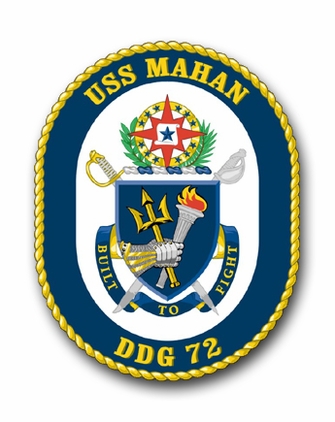 Navy USS Mahan DDG-72 Vinyl Transfer Decal