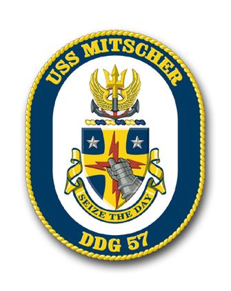 Navy USS Mitscher DDG-57 Vinyl Transfer Decal