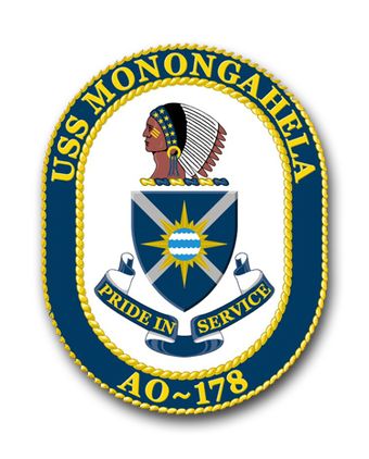 Navy USS Monongahela AO-178 Vinyl Transfer Decal