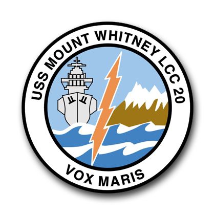 Navy USS Mount Whitney LCC-20 Vinyl Transfer Decal
