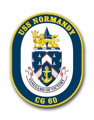 Navy USS Normandy CG-60 Vinyl Transfer Decal