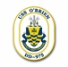 Navy USS O'Brien DD-975 Vinyl Transfer Decal