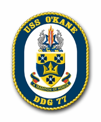 Navy USS O'Kane  DDG-77 Vinyl Transfer Decal