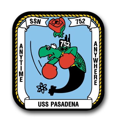 Navy USS Pasadena SSN-752 Vinyl Transfer Decal