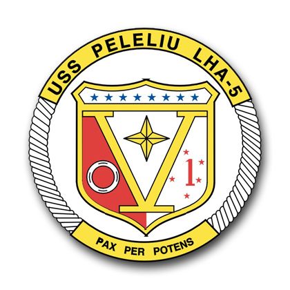 Navy USS Peleliu LHA-5 Vinyl Transfer Decal