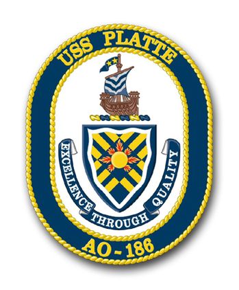 Navy USS Platte AO-186 Vinyl Transfer Decal