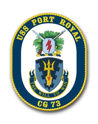 Navy USS Port Royal CG-73 Vinyl Transfer Decal