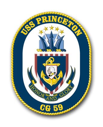 Navy USS Princeton CG-59 Vinyl Transfer Decal