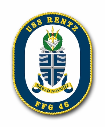 Navy USS Rentz FFG-46 Vinyl Transfer Decal