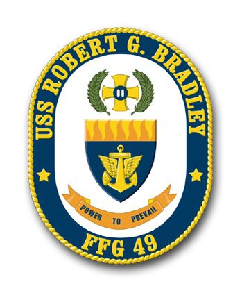 Navy USS Robert G. Bradley FFG-49 Vinyl Transfer Decal