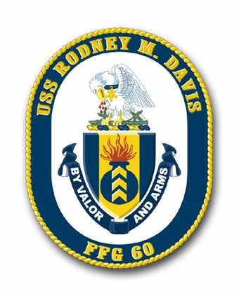 Navy USS Rodney M. Davis FFG-60 Vinyl Transfer Decal