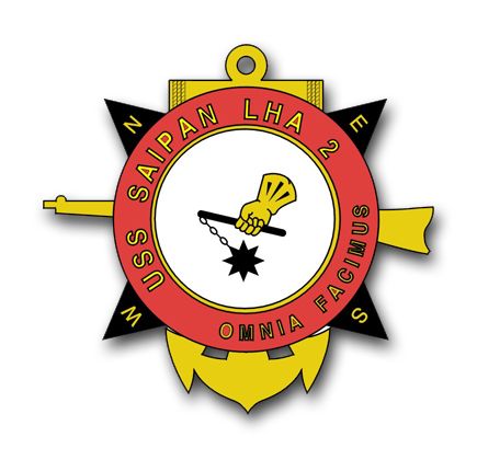 Navy USS Saipan LHA-2 Vinyl Transfer Decal