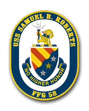 Navy USS Samuel B.Roberts FFG-58 Vinyl Transfer Decal