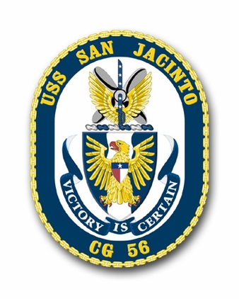 Navy USS San Jacinto CG-56 Vinyl Transfer Decal
