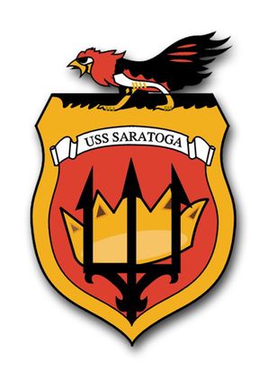 Navy USS Saratoga CVA-60 Vinyl Transfer Decal