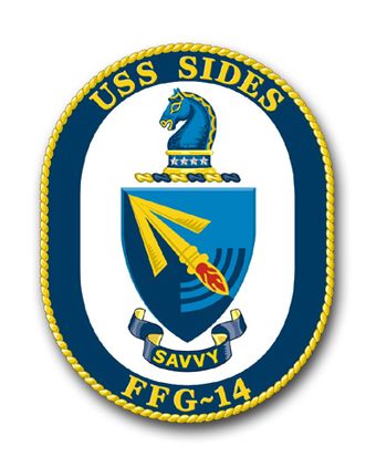 Navy USS Sides FFG-14 Vinyl Transfer Decal