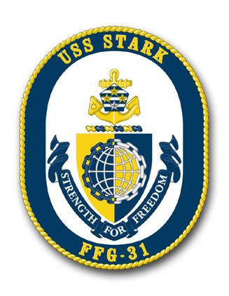 Navy USS Stark FFG-31 Vinyl Transfer Decal