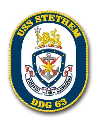 Navy USS Stethem DDG-63 Vinyl Transfer Decal