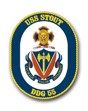 Navy USS Stout DDG-55 Vinyl Transfer Decal
