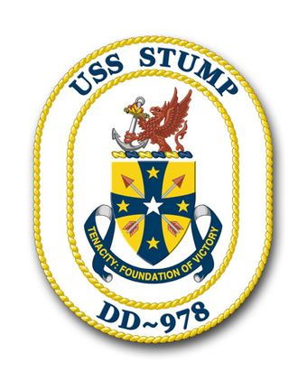Navy USS Stump DD-978 Vinyl Transfer Decal